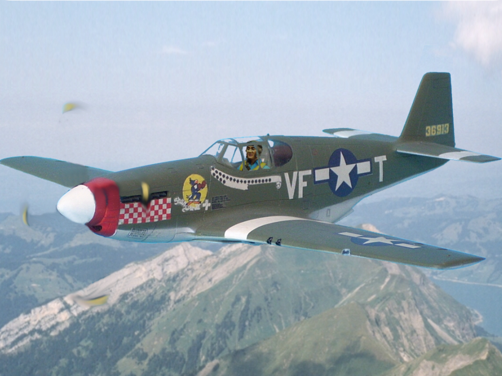 click here to get the full-size North American P-51 B